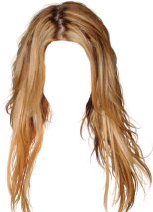 Blonde Hair Png Blonde Hair - Png Hairstyle For Women (400x489), Png Download