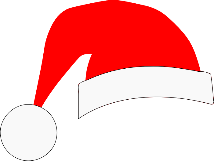 Santa Hat Svg - Santa Hat Svg Free (701x530), Png Download