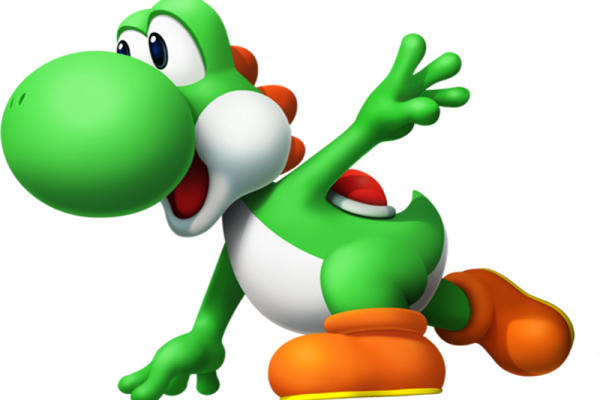 The Top Six Most Iconic Video Game Pets - Green Yoshi (600x400), Png Download