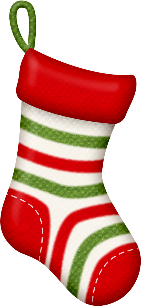 Lliella Dearsanta Stocking2 - Stockings Christmas Clipart (564x1072), Png Download