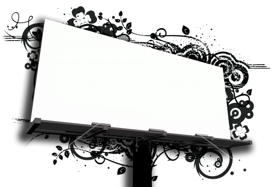 Billboard Ornaments - Png Billboard (550x366), Png Download