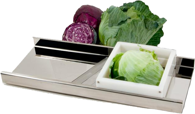 Stainless Steel Cabbage Cutter & Shredder - Tsm Products Stainless Steel Cabbage Slicer (800x466), Png Download