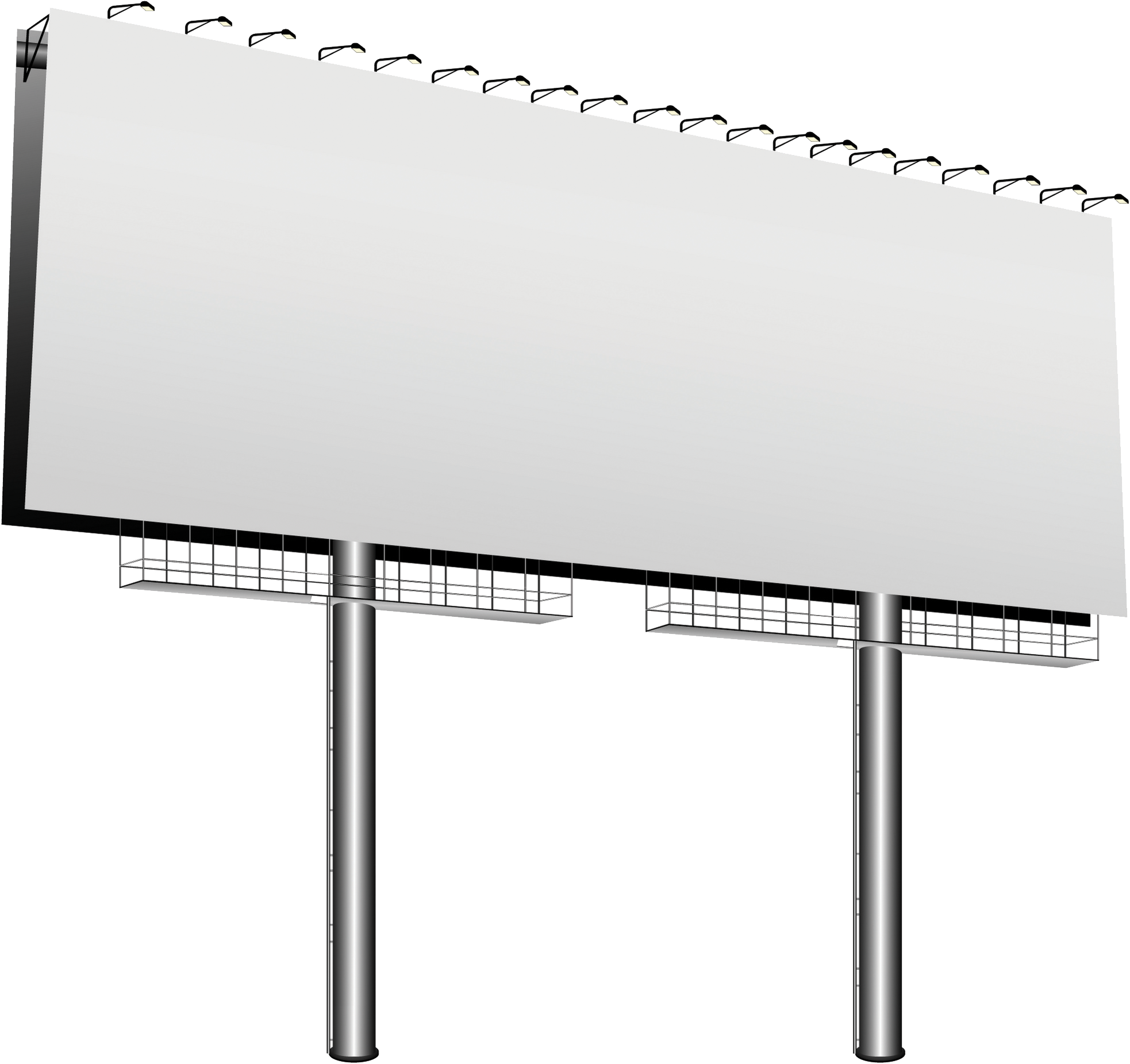 Advertising Stands And Billboards Png Free Commercial - Advertising (2048x2049), Png Download