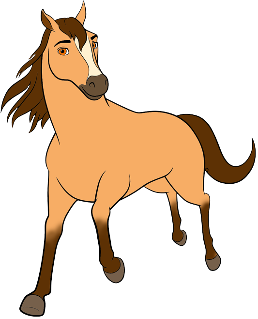 Horses Clipart Clip Art - Spirit Riding Free Horse (533x658), Png Download