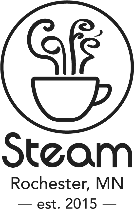 24 Nov Steam Logo Black - Steam Rochester (1000x1000), Png Download