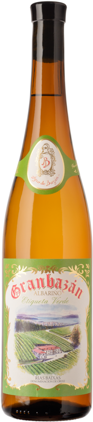 Granbazan Etiqueta Verde - Granbazan Etiqueta Verde Albarino 2016 White Wine (432x900), Png Download