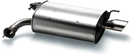 Parts Muffler - Toyota Muffler (430x386), Png Download