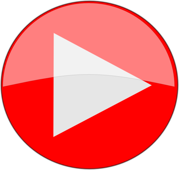 Red Play Symbol Svg Clip Arts 600 X 571 Px (600x571), Png Download