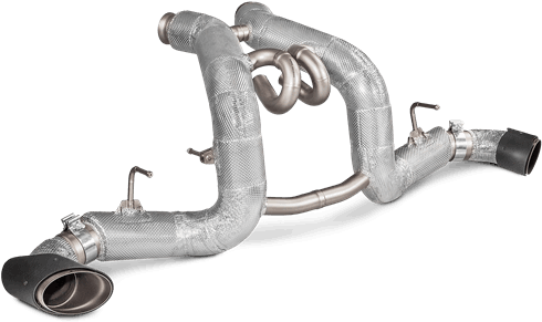 Akrapovic Slip On Exhaust System For Mclaren 570s, - Mclaren 570s Akrapovic (765x480), Png Download