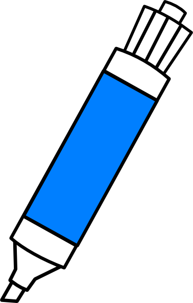 Marker Clipart (378x592), Png Download