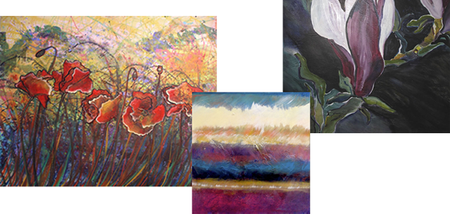 Shera Street Paintings - Painting (650x310), Png Download