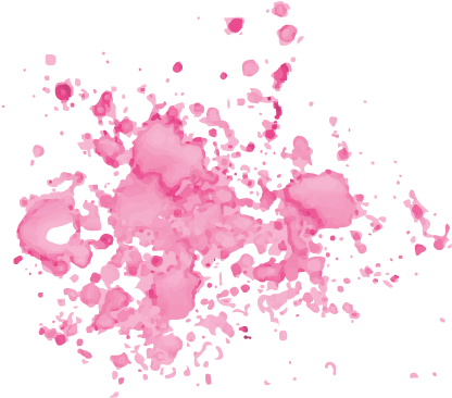 Pink Color Patterns For Logo Designs - Reading Is Beautiful - Splash Canvas Print - Small (500x442), Png Download