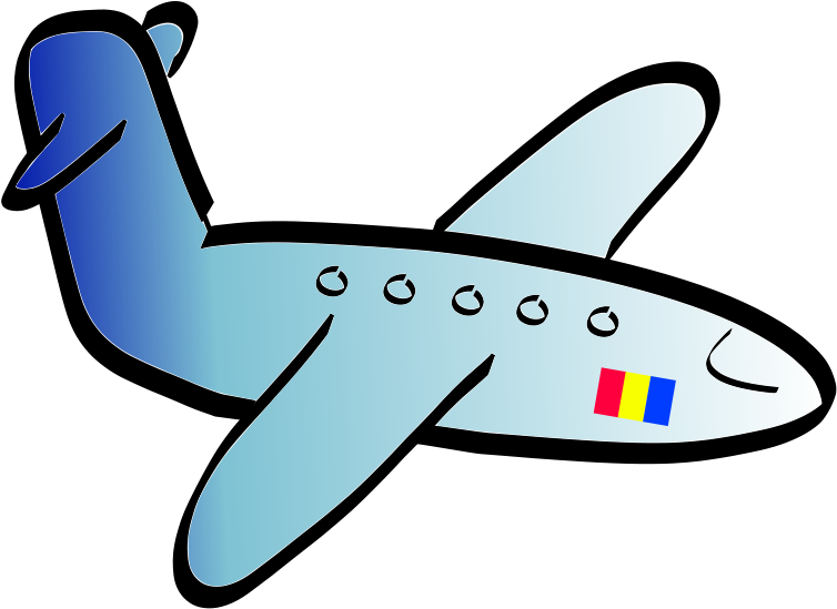 Galaxy Clipart Image Clipart Aeroplane Illustration - Aeroplane Clipart Black And White (800x618), Png Download