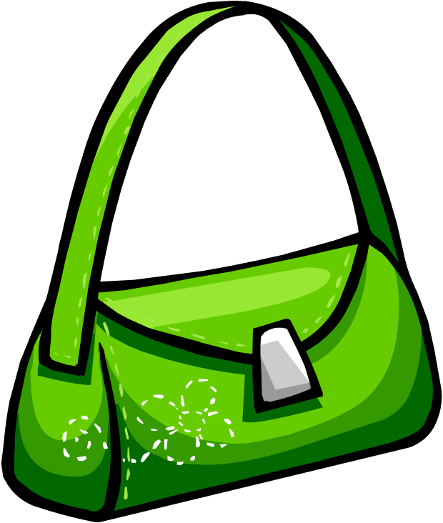 Kiwi Purse - Club Penguin Purse (406x479), Png Download