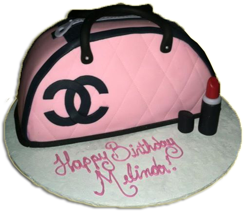 Pink Chanel Purse - Birthday Cake (720x540), Png Download