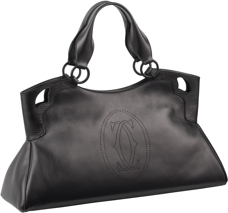 Black Women Bag Png Image - Cartier Marcello (1000x1000), Png Download
