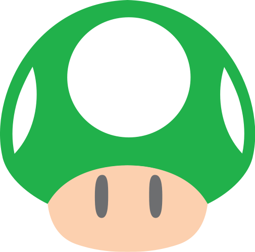Nintendo Mushroom 1up Png (505x499), Png Download