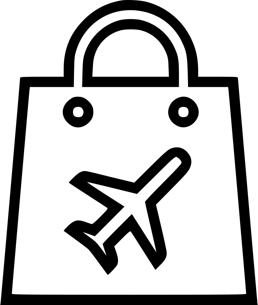 Duty Free Bag Purse Comments - Icon (830x980), Png Download