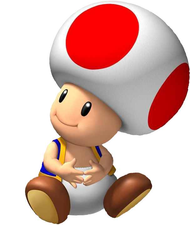 Luigi Dry Bones Toad Tattoo - Toad Mario (676x727), Png Download