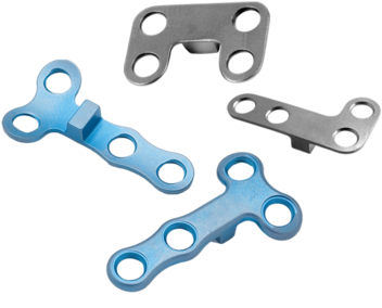 Foot And Ankle Metal Plates 0 Large - Surgery Metal Plates (400x370), Png Download