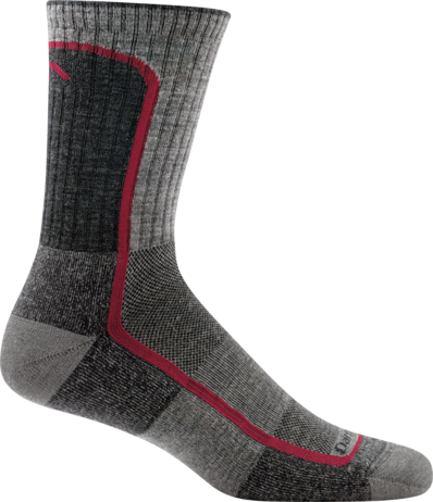 Darn Tough Micro Crew Light Hiker Smoke - Darn Tough Men's Light Hiker Micro Crew Light Cushion (398x462), Png Download