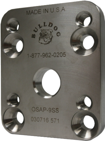 9 Mm Offset Plate, Stainless Steel - Bulldog Tools (500x500), Png Download
