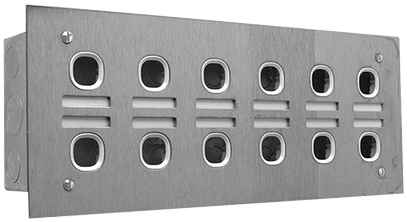 Labelled Switch Plate, 12 Gan - Grid Switch 12 Gang Clipsal (600x450), Png Download