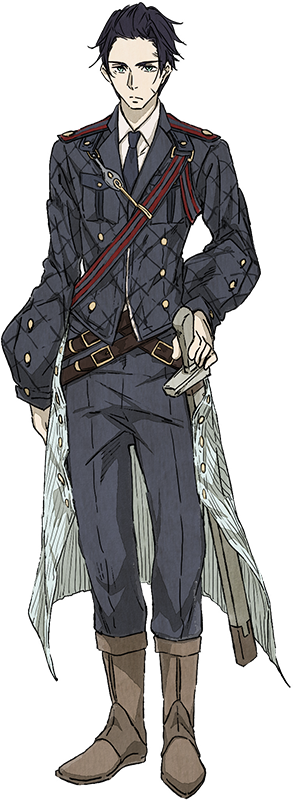 Gilbert - Violet Evergarden Major Gilbert (313x808), Png Download