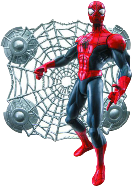 Ultimate Spiderman - Ultimate Spiderman Figure (600x749), Png Download