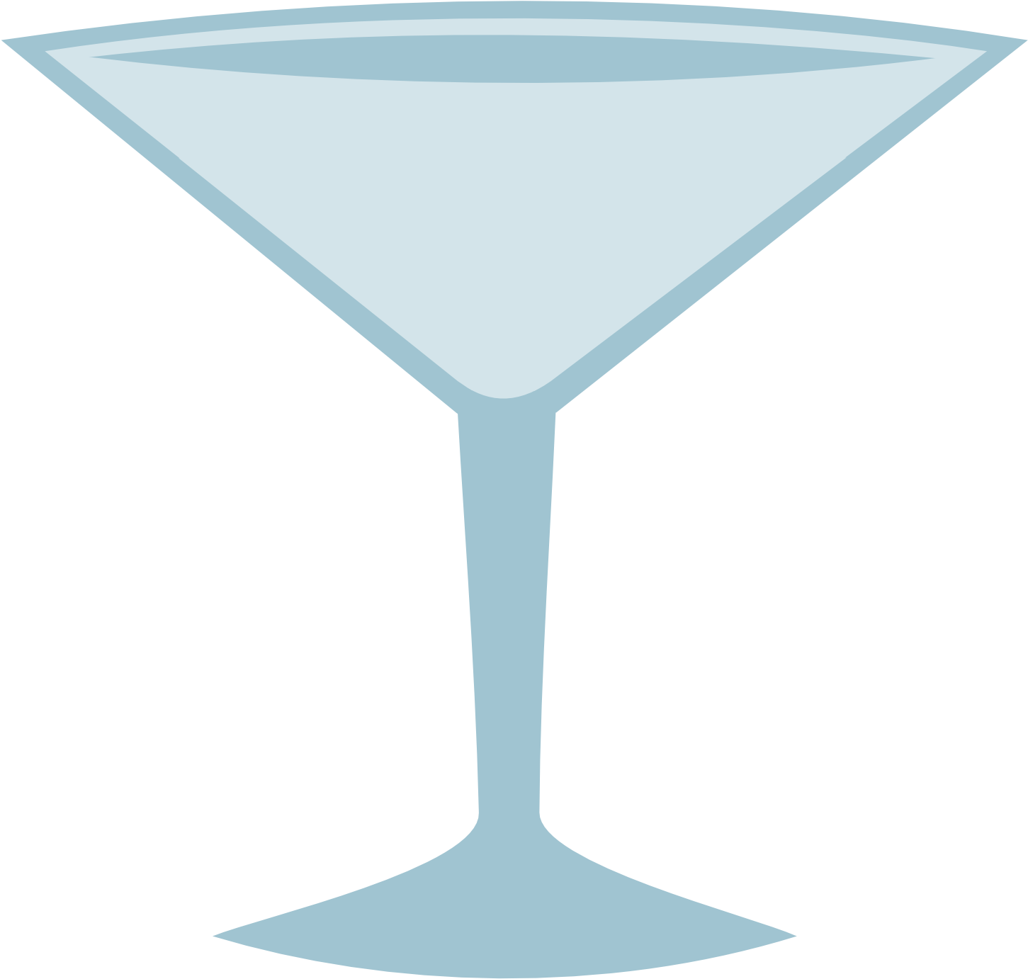 Martini Glass Request By The - Digital Art (1500x1467), Png Download