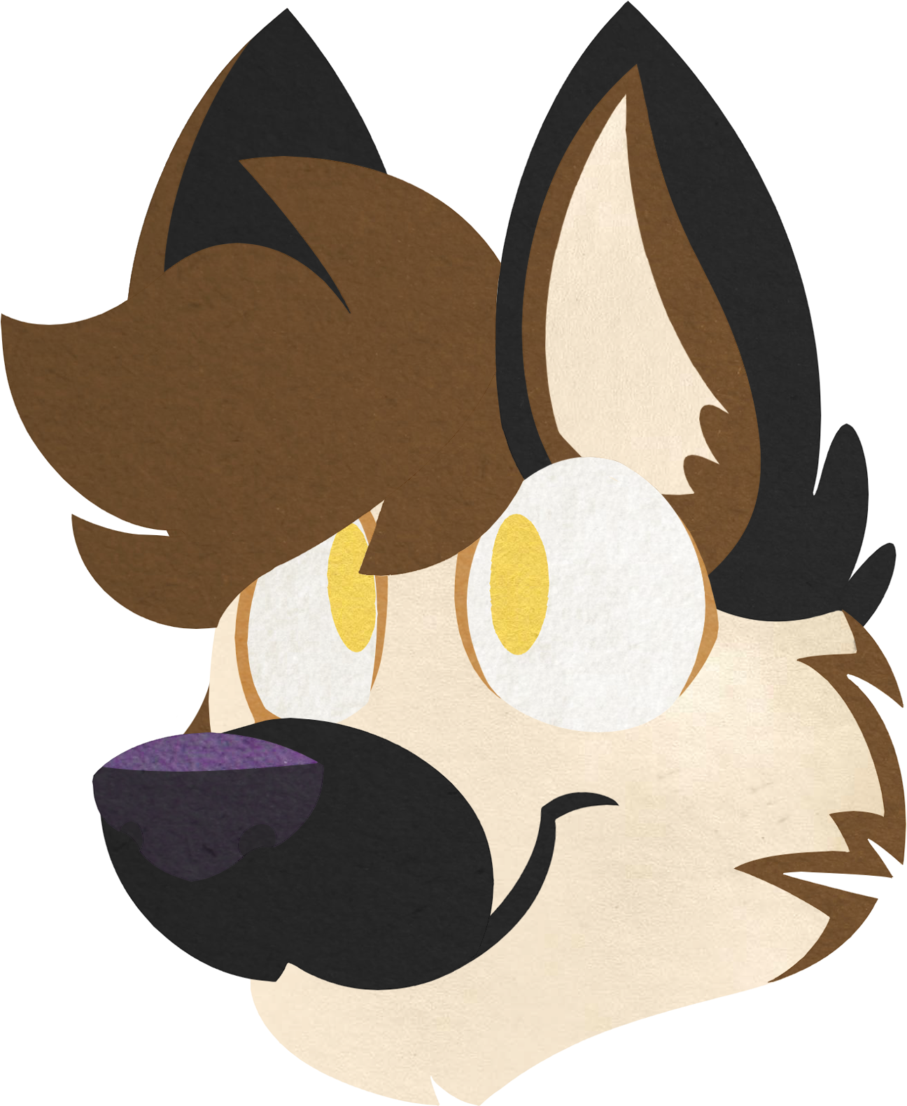 Safepaper Fox By Me - Furry Art Construction Lines (1600x1600), Png Download