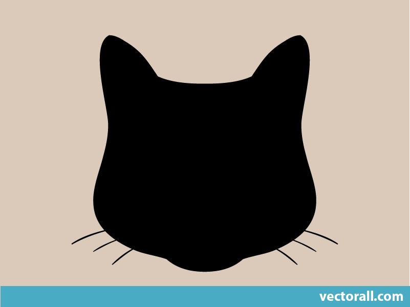 Free Cat Vector - Cartoon (801x600), Png Download
