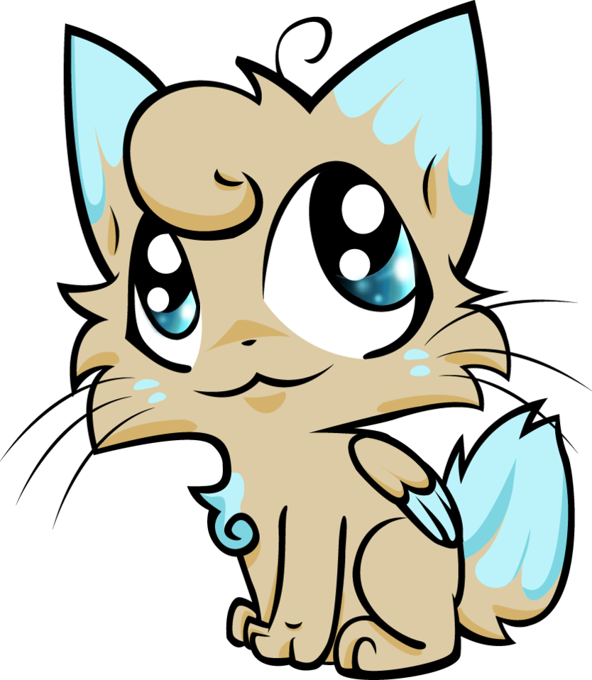Vector Cat - Clipart Library - Cute Cat Clipart Png (834x958), Png Download