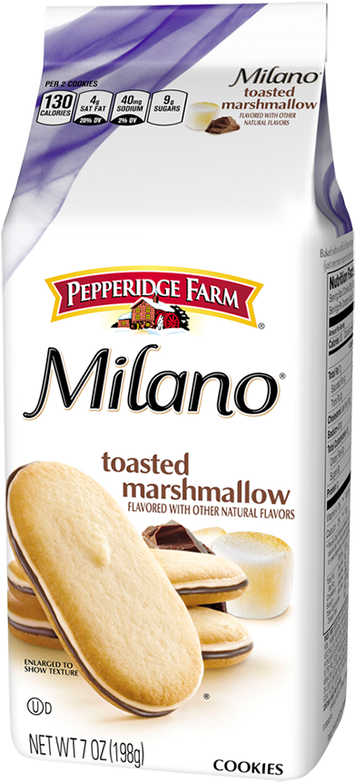 Milano® Toasted Marshmallow Flavored With Other Natural - Milano Cookies Double Milk Chocolate (1000x1000), Png Download
