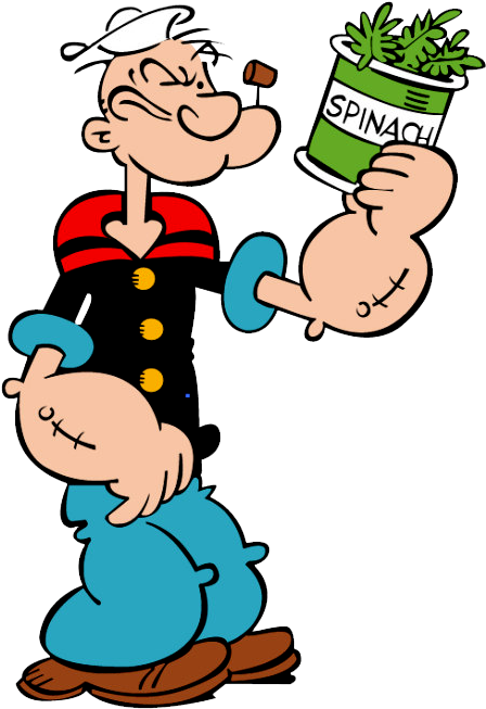 Popeye Em Png - Popeye The Sailor Man (600x679), Png Download