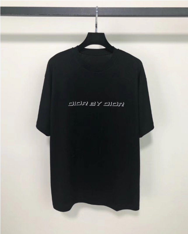 Dior Embroidered Logo T-shirt - Clothes Hanger (800x800), Png Download