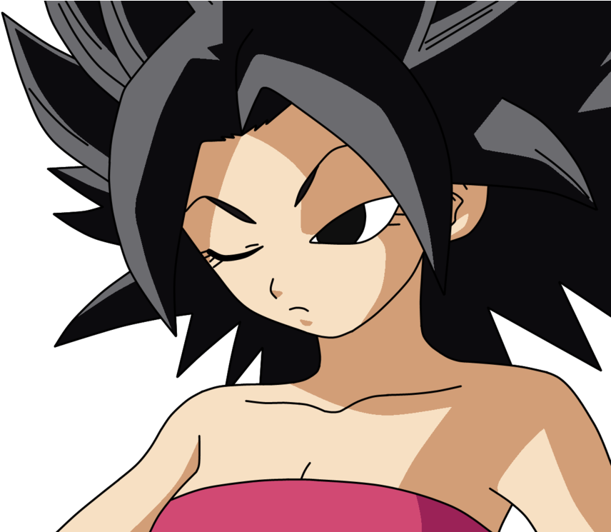 Latest Married Character - Caulifla Hot Dragon Ball Girls (1073x744), Png Download