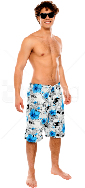Free Png Download Cool Guy Png Images Background Png - Man On Beach Png (480x697), Png Download