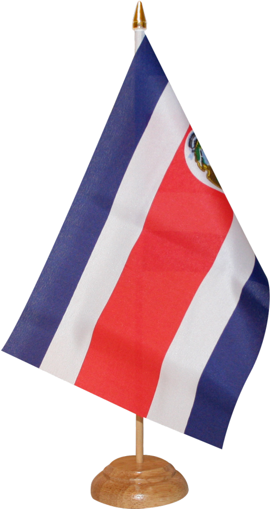 Costa Rica Table Flag - Flag (1500x1176), Png Download