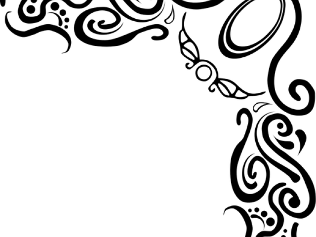 Download Hd Scroll Clipart Decorative Edge Marcos Con Lineas Curvas Transparent Png Image Nicepng Com