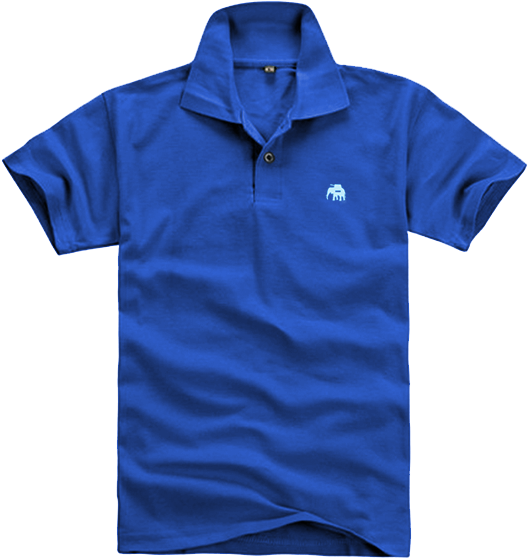 Grey Bunker Royal Blue - Polo Shirt (539x578), Png Download