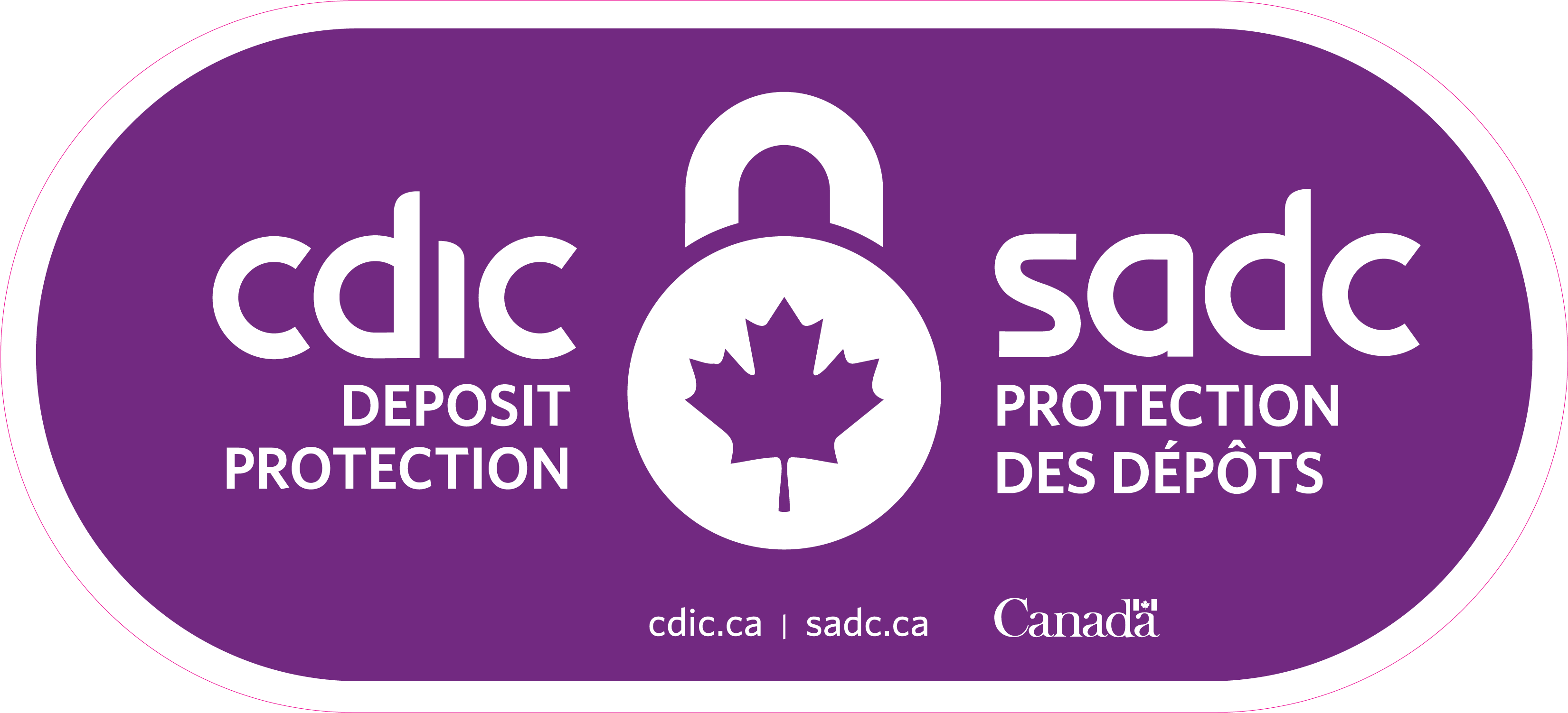 Download The Cdic Badge For Atms - Cdic Insurance (3301x1579), Png Download