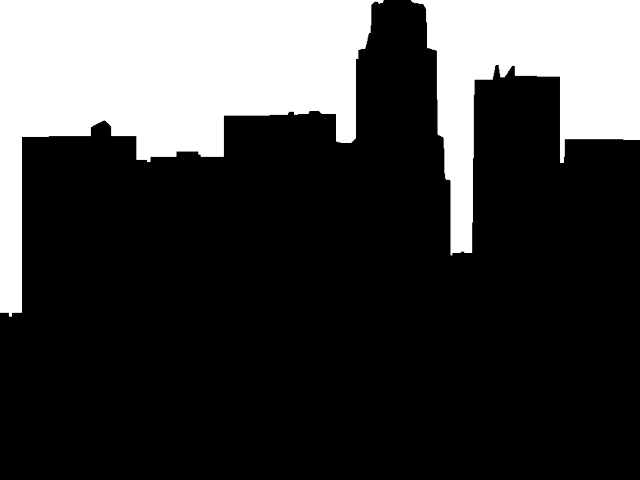 Los Angeles Clipart Transparent Background - Skyline Los Angeles (640x480), Png Download