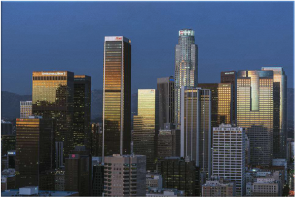 Los Angeles - Downtown - Los Angeles City (600x600), Png Download