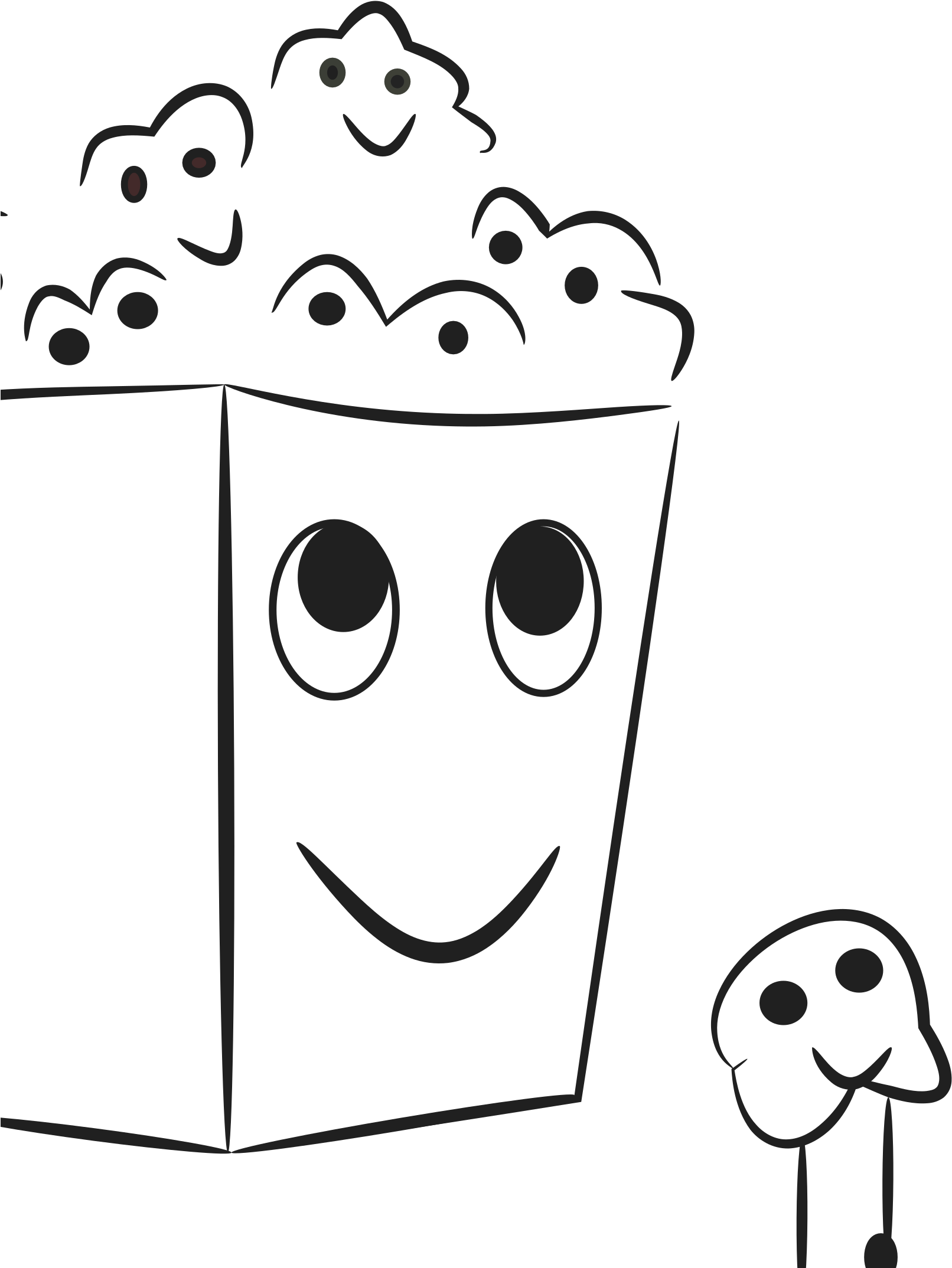 Big Image - Cartoon (1697x2400), Png Download