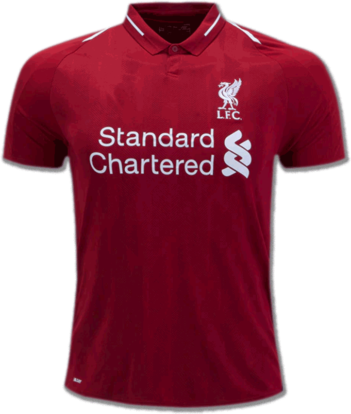 Liverpool Football Jersey Home 18 19 Season Premium - Soccer Jerseys (900x1200), Png Download
