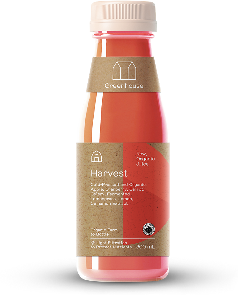 Greenhouse 300ml Harvest Productshot - Plastic Bottle (782x1200), Png Download