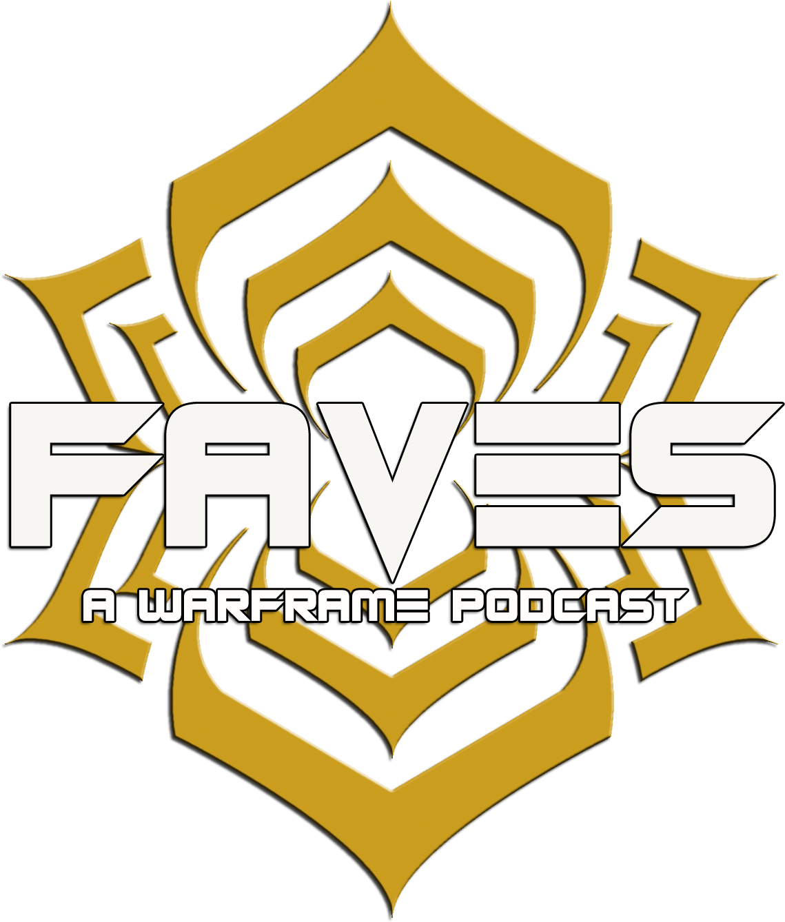 The Faves Cast - Warframe The New War Logo (1400x1400), Png Download