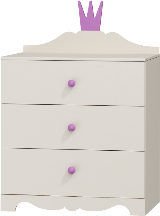 Commode Princesse - Chest Of Drawers (800x800), Png Download