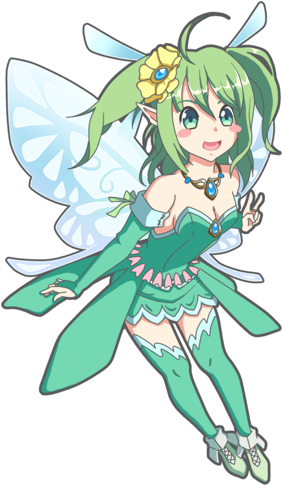 Anime Fairy Png (776x1028), Png Download